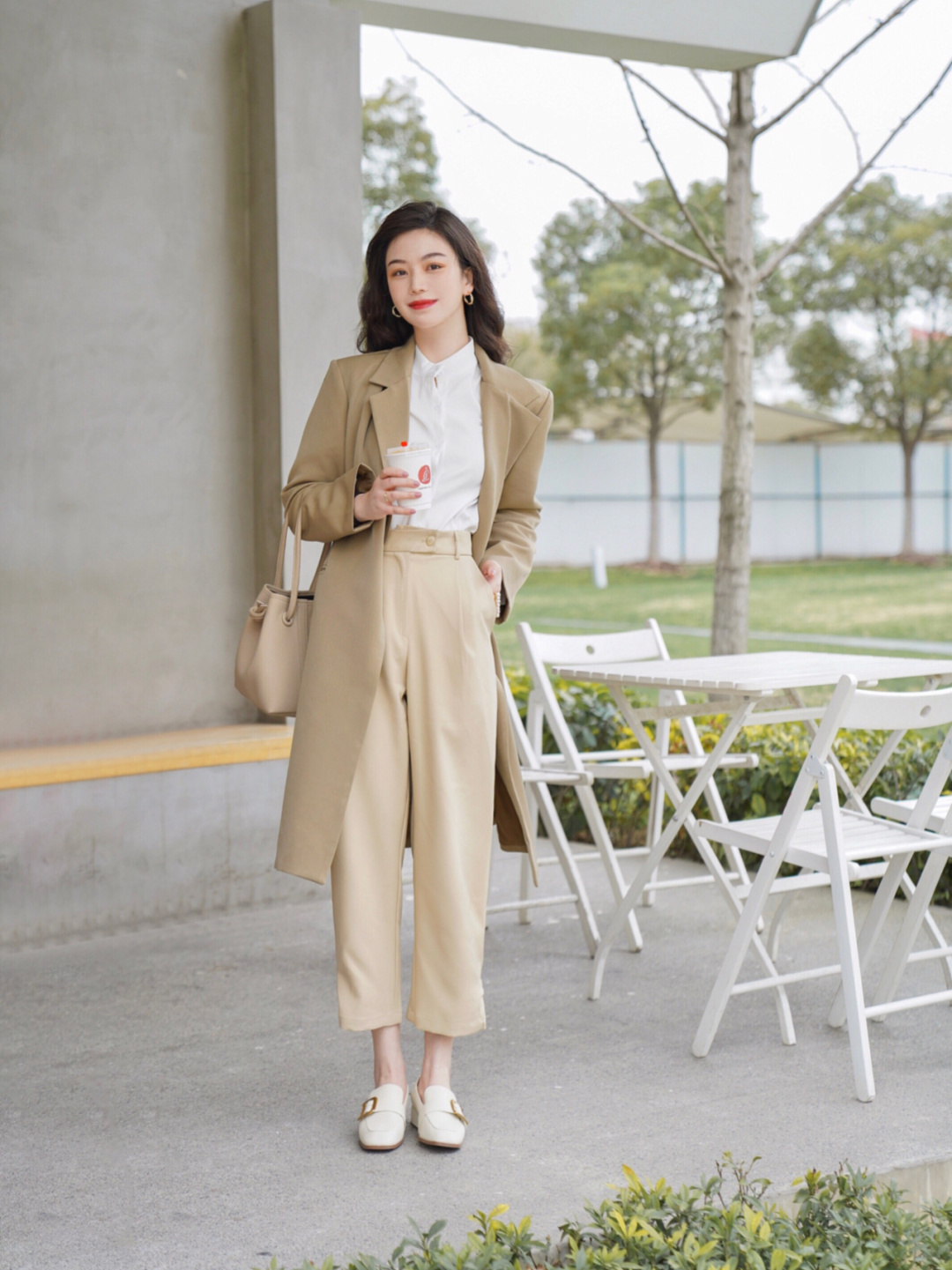 阔腿裤平底鞋如何搭配,阔腿裤平底鞋