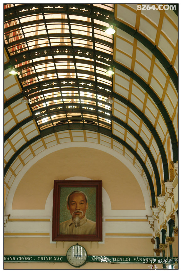 越南旅游者胡志明,胡志明市百年邮局