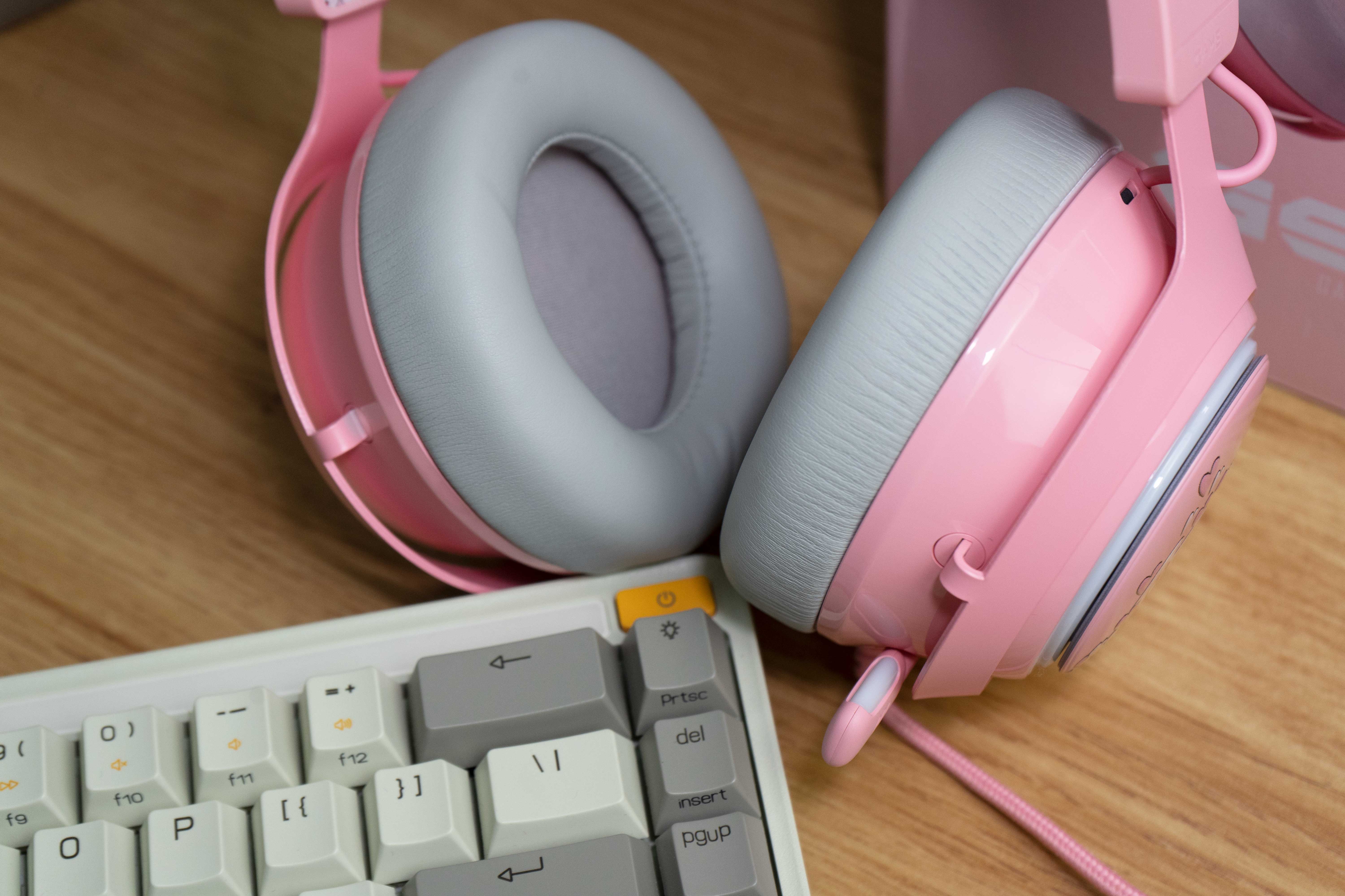 硬派甜心，硕美科粉色猫耳电竞游戏耳机体验