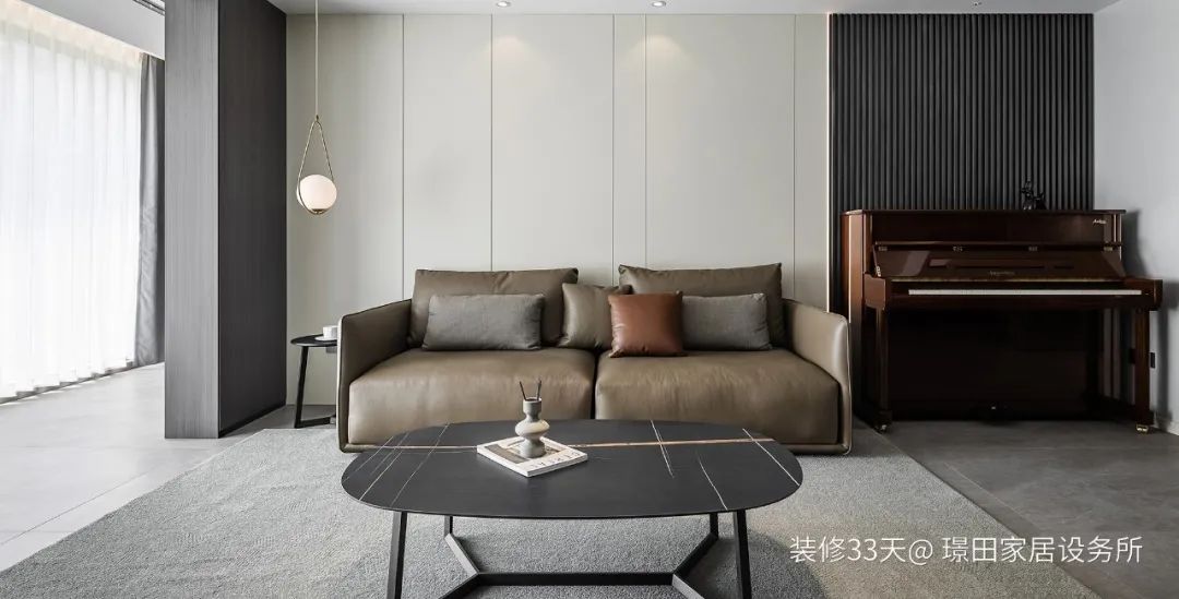 大连193平赠带阁楼大平层装修,现代轻奢大平层简装