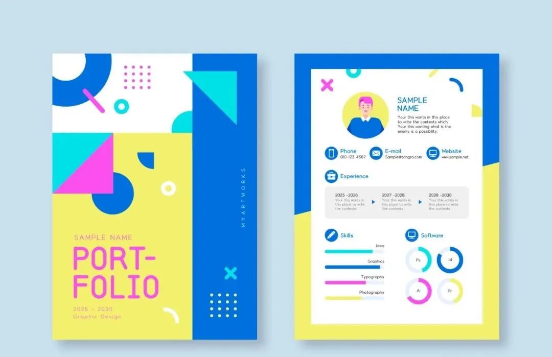 怎么制作面试简历模板,面试简历设计模板