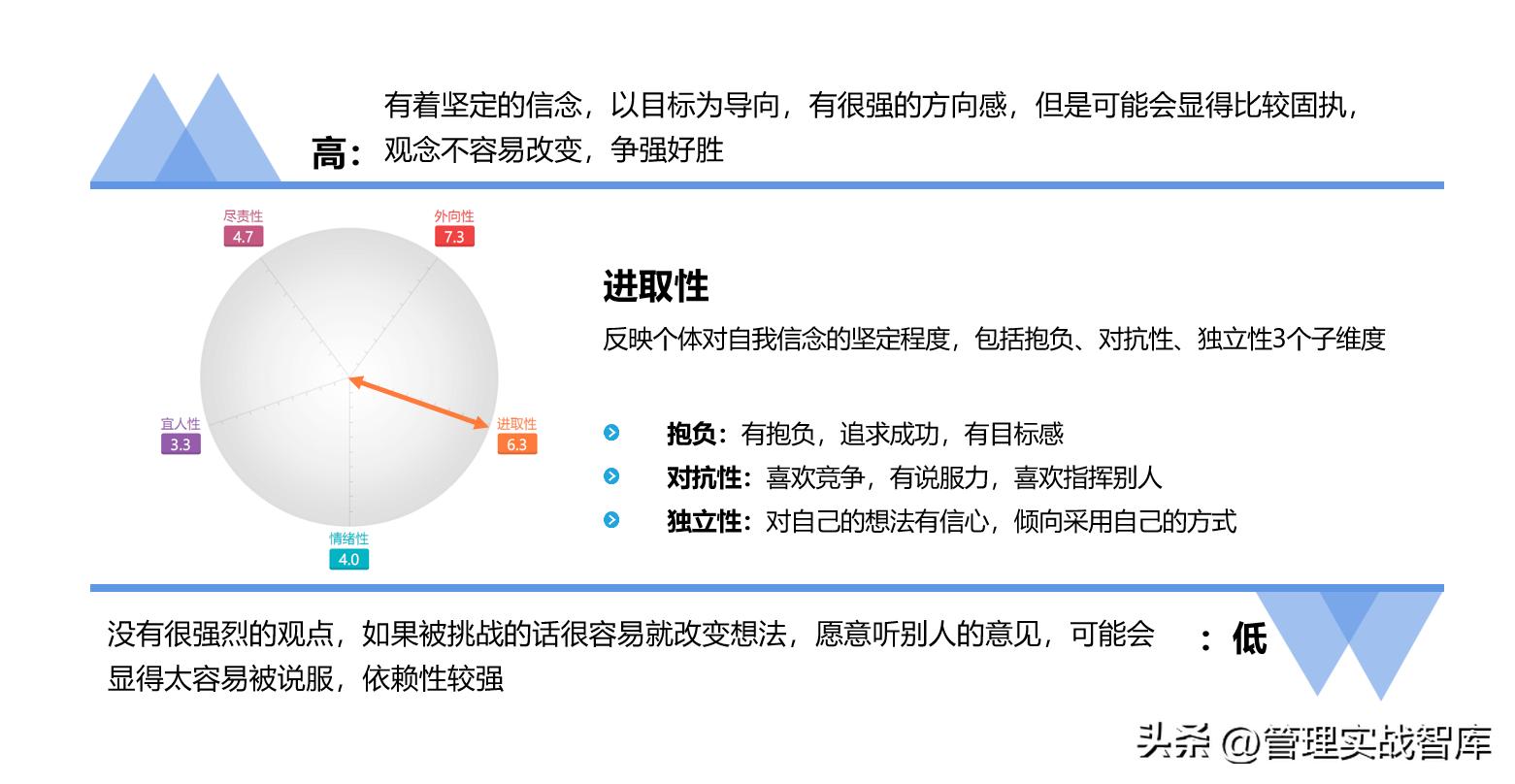 人才识别工具之大五、商推、职业驱动力、任职风险测评