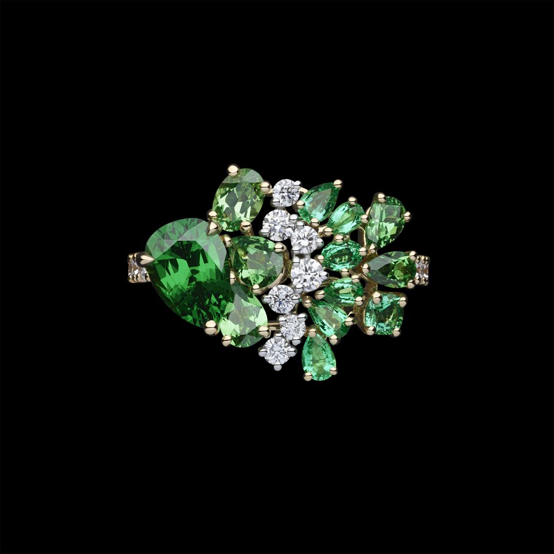 卡扎尼绿沙弗莱价格多少一克拉,沙弗莱卡扎尼绿项链