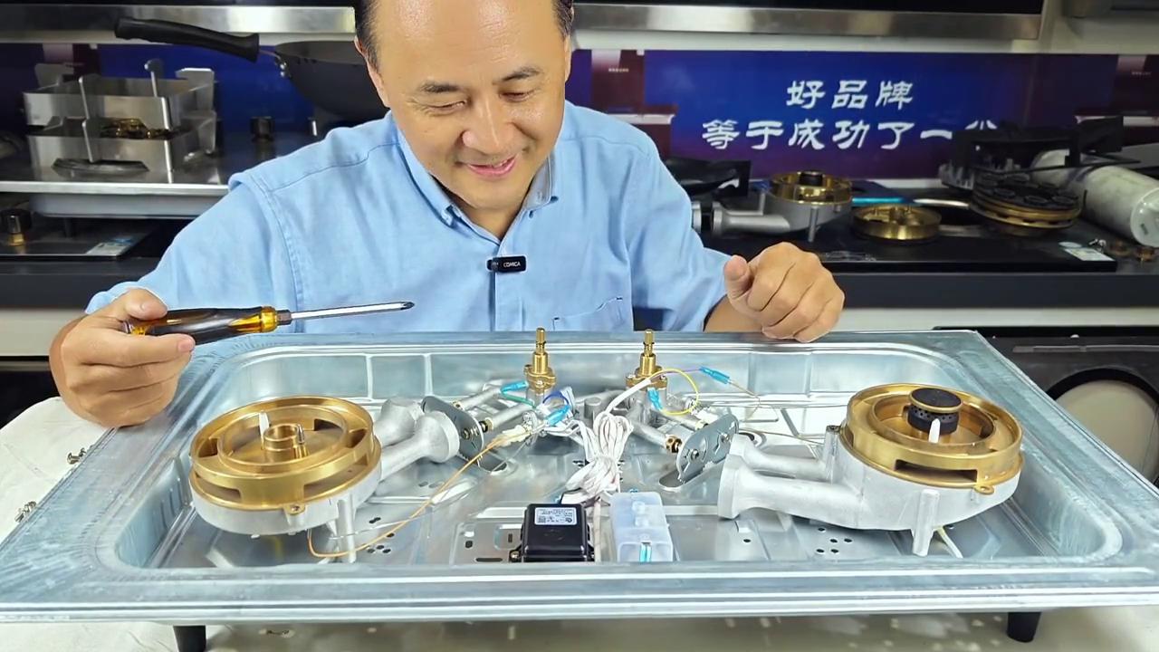燃气灶单灶拆机视频,燃气灶拆解视频