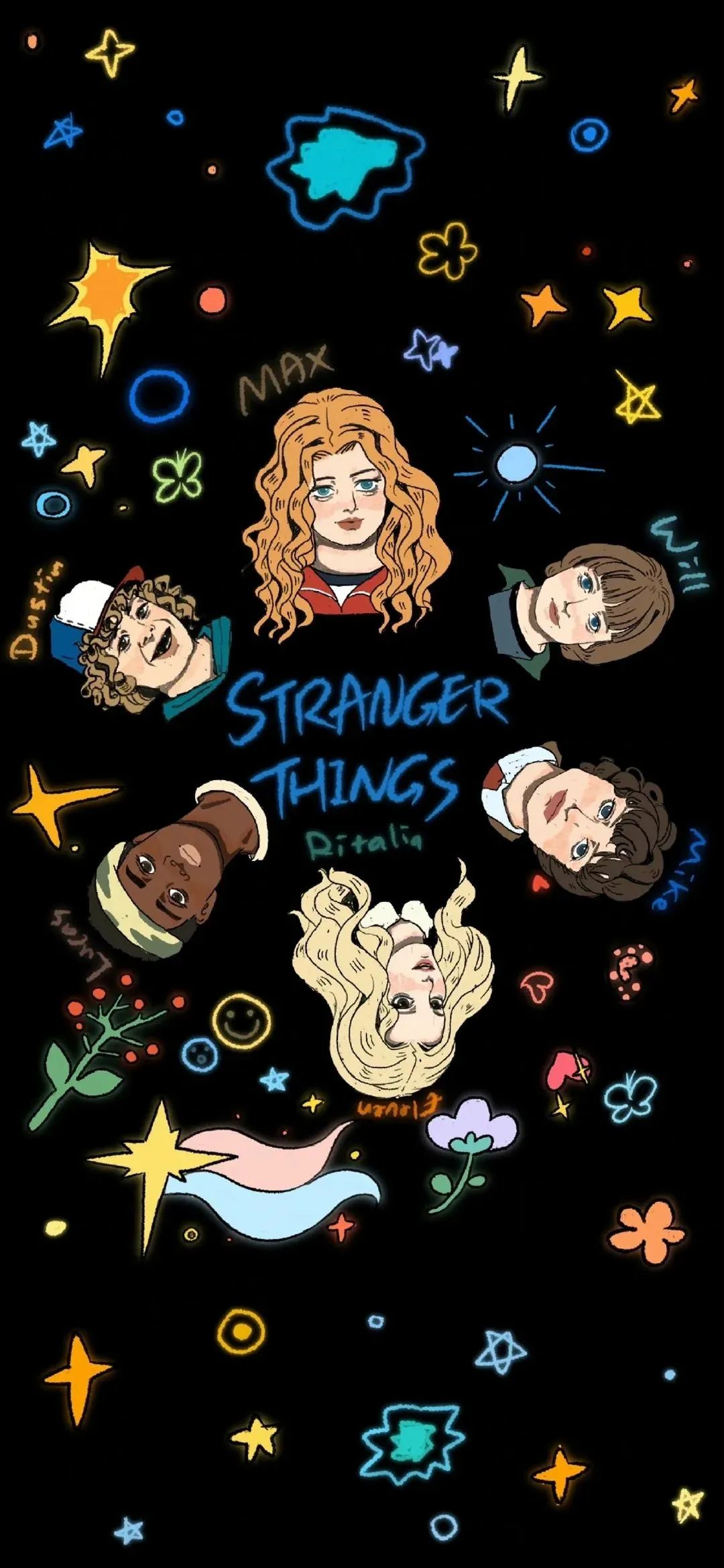 多功能可爱卡通壁纸,高清壁纸卡通可爱黄底图文