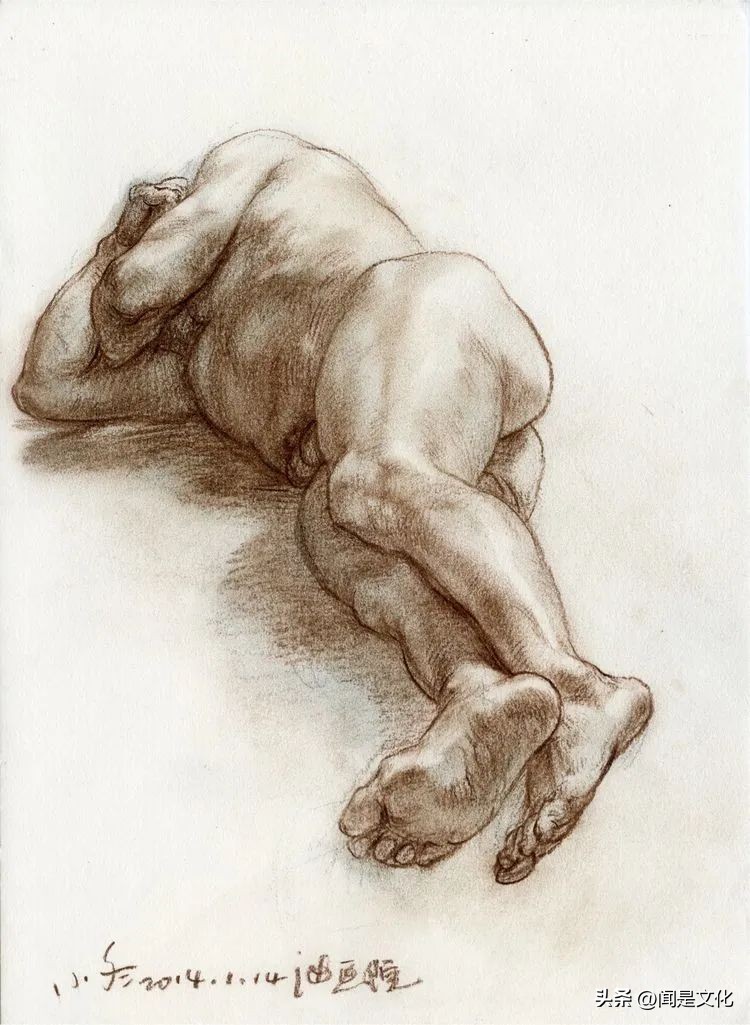 天津美院教授于小冬速写,于小冬美院速写图文