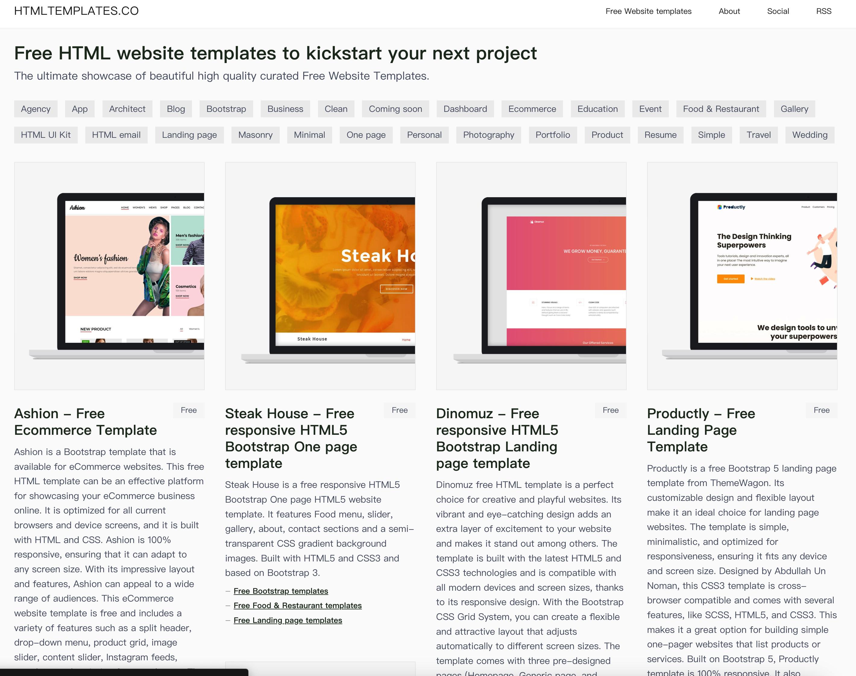 最实用免费的模板网站,如何制作html5网站模板