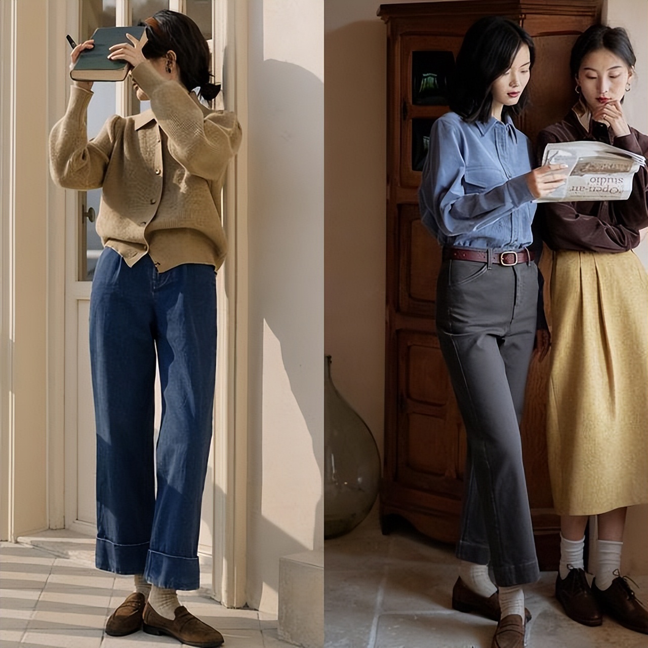 秋冬百搭时尚乐福鞋,时尚洋气百搭乐福鞋