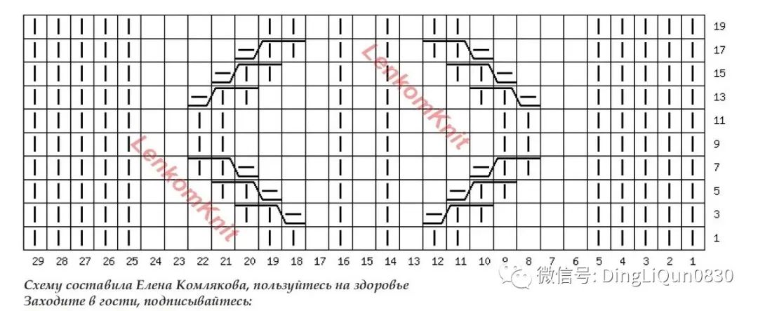 蓝色针织衫图解,有图解的套头针织衫