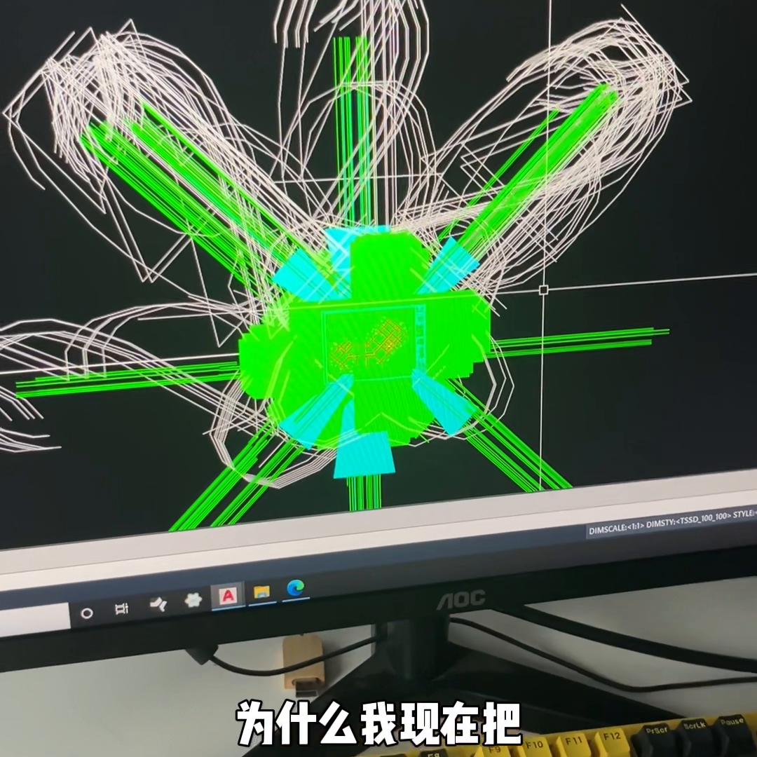 cad2010版打开图纸线条错乱,打开cad图纸是布局模式怎么办