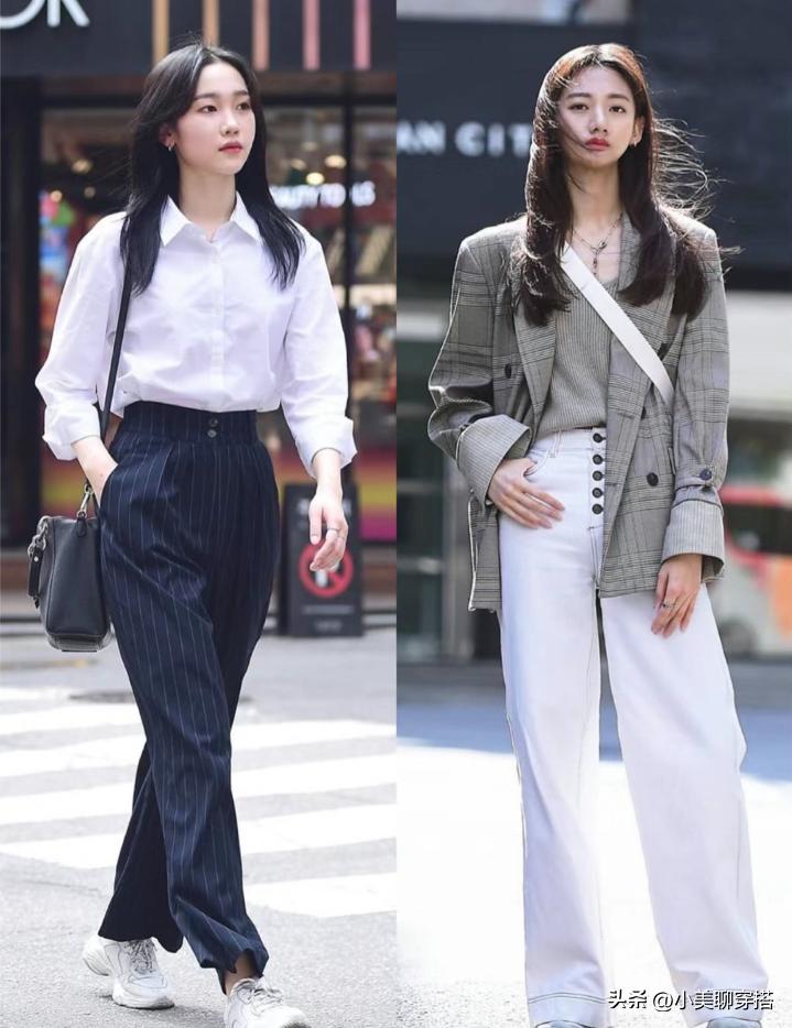 首尔街拍女穿搭图片,首尔街拍穿搭美女