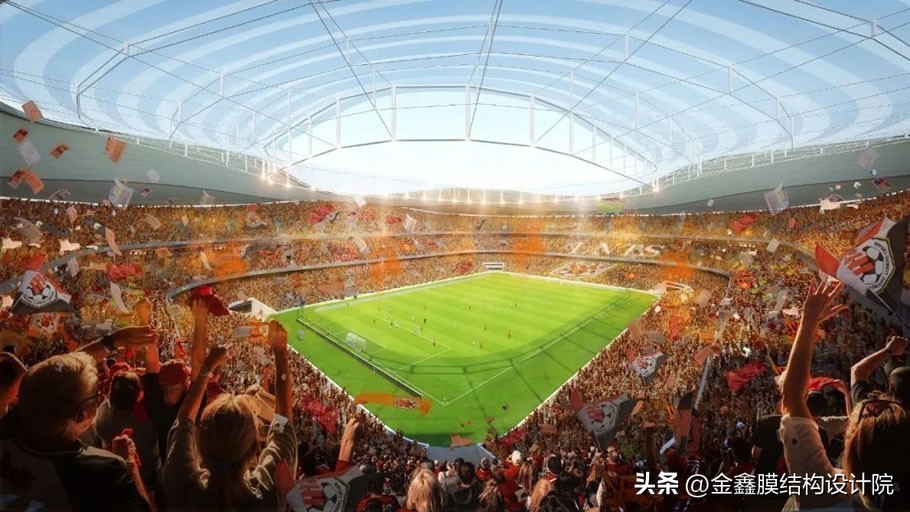 济南黄河足球场膜结构,ptfe膜山东淄博