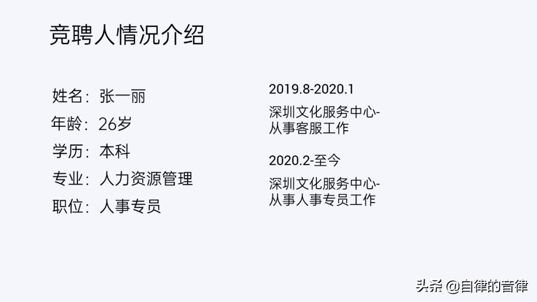竞聘时希望获得的支持和帮助,竞聘岗位个人匹配度ppt