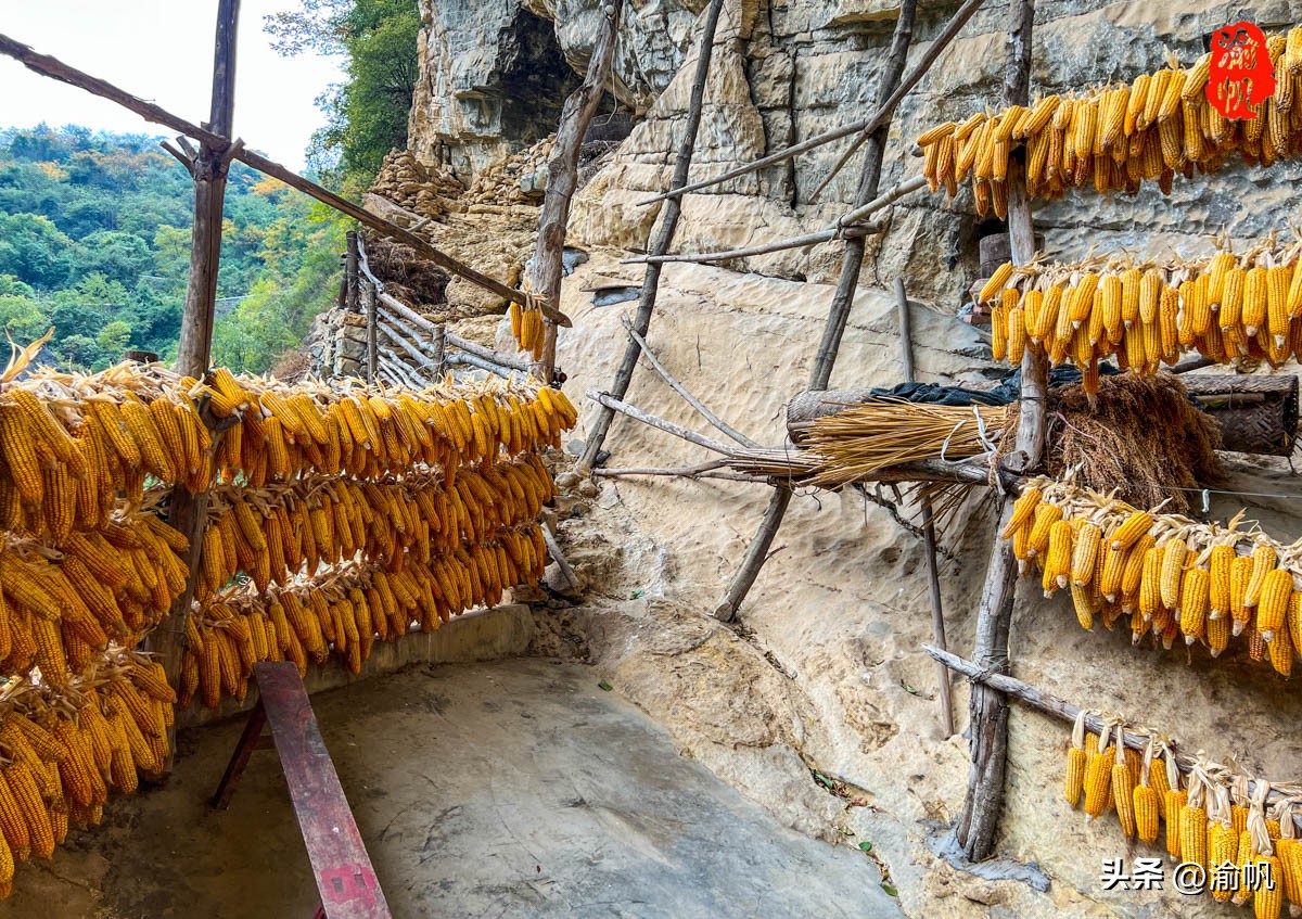 重庆深山悬崖上发现辉煌建筑房屋,重庆大山悬崖峭壁发现千年古房子