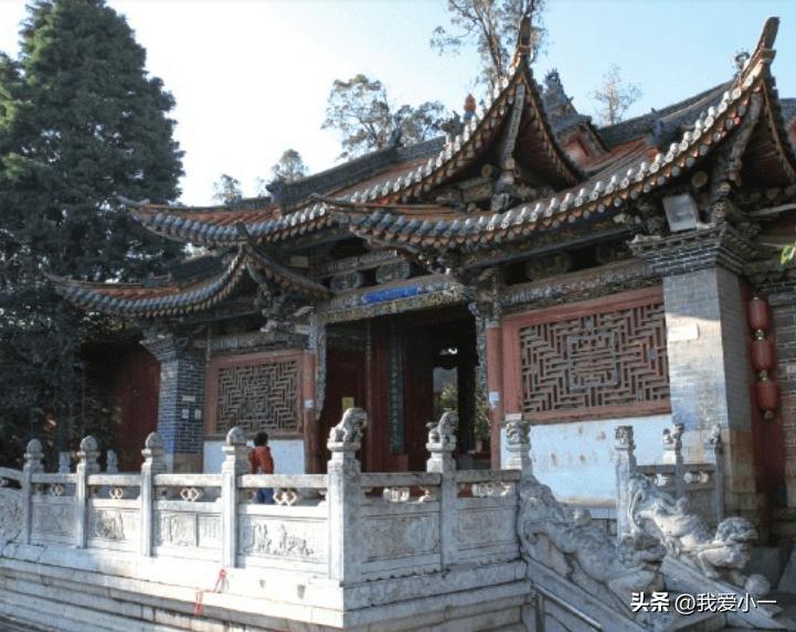 云南昆明古建筑群图,云南省昆明市官渡古镇古建筑