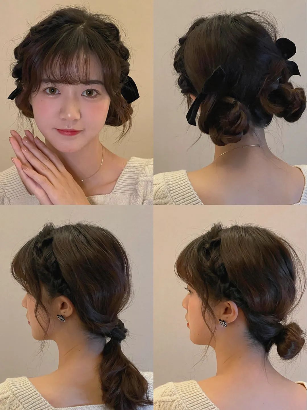 圆脸扎发显脸小,圆脸怎么扎显脸小