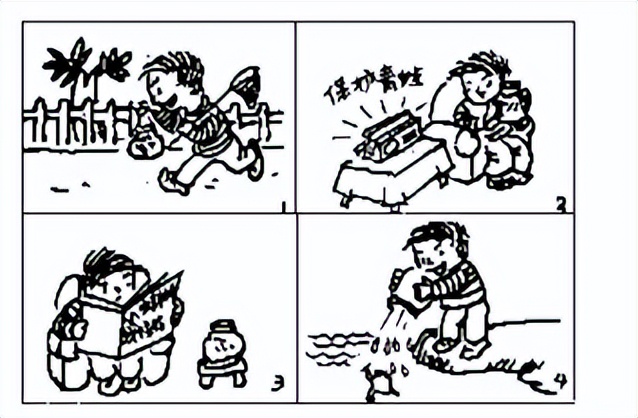 二年级期末复习看图写话最后一篇,期末看图写话一年级