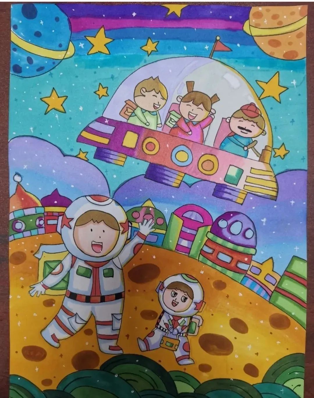 科幻画大全让科学插上艺术的翅膀,插上梦想的翅膀科幻画