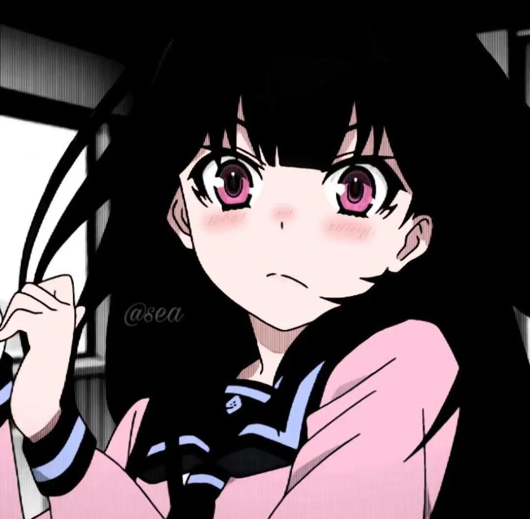 wechat头像女动漫黑白,wechat黑白清冷头像