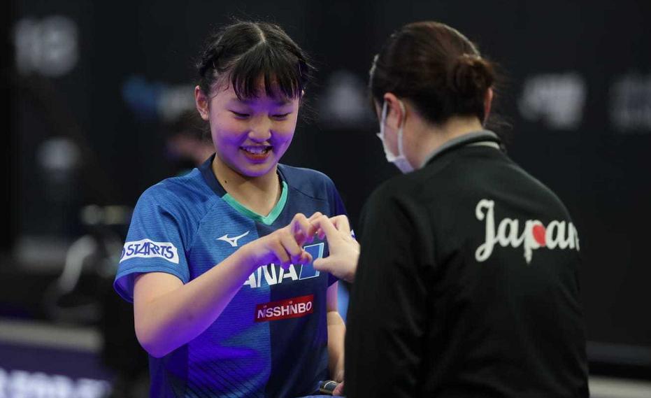 张本美和组合晋级8强,11岁张本美比赛