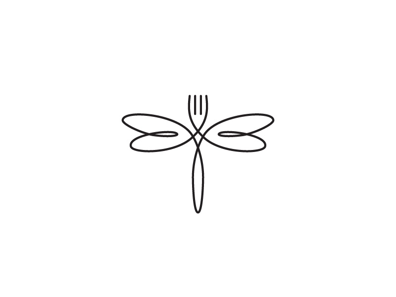 创意蜻蜓标志设计,多款国际范logo设计集锦