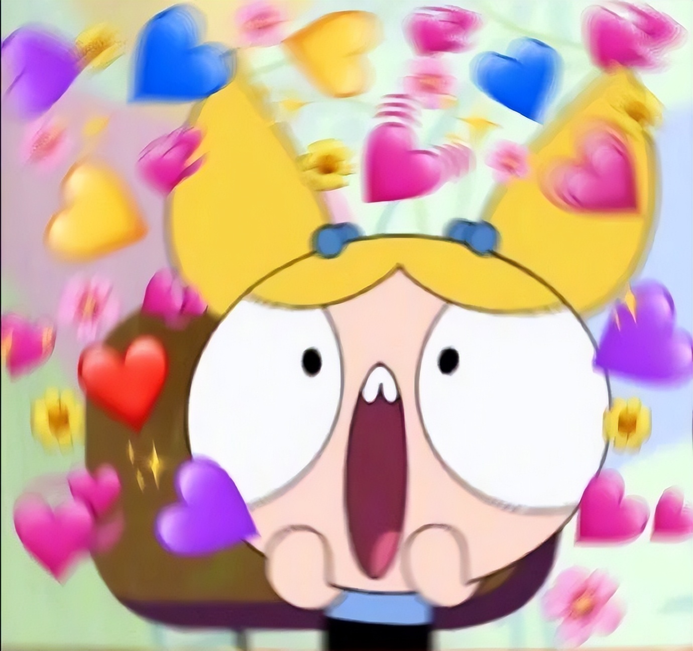 爱心动物表情包,拒绝爱心表情包