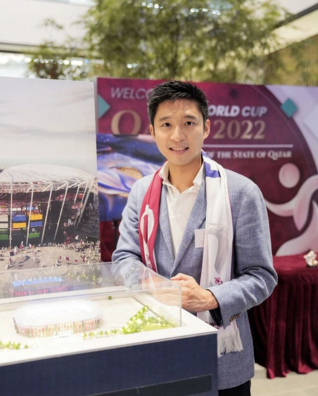 霍启山卡塔尔看球视频,霍启山卡塔尔球赛