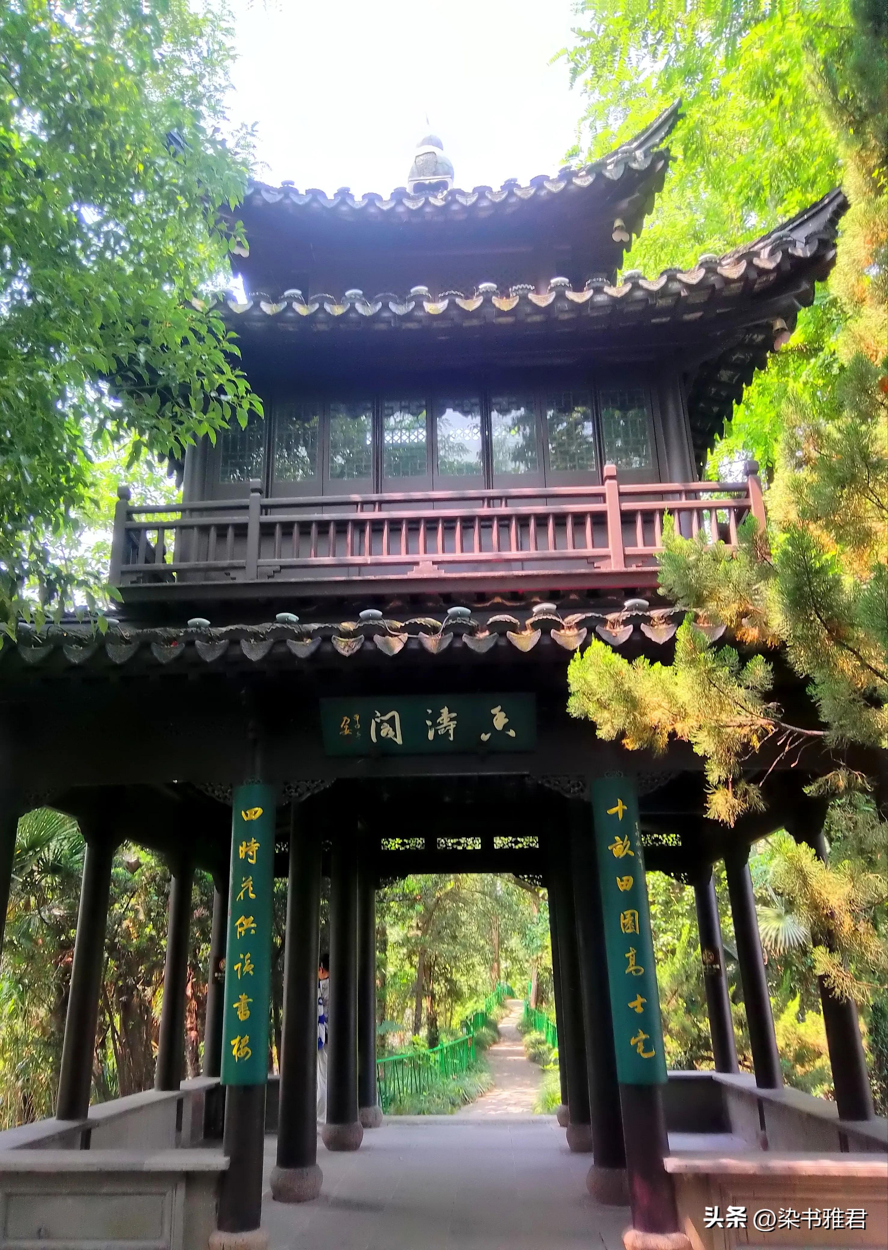 游太仓南园游览图,江南名园太仓南园