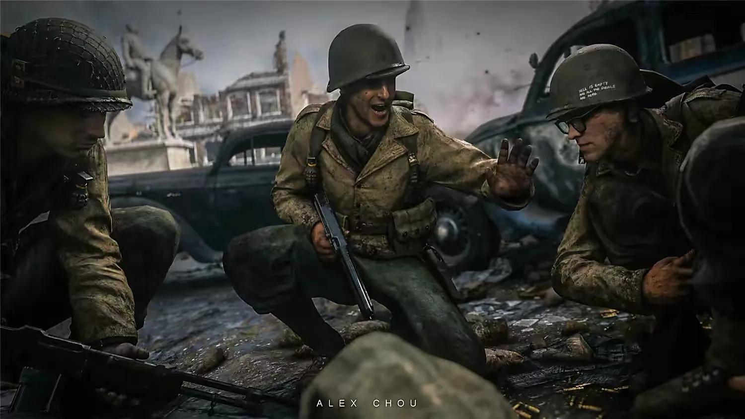 《使命召唤：二战》画质浅评,战地5与使命召唤二战画质