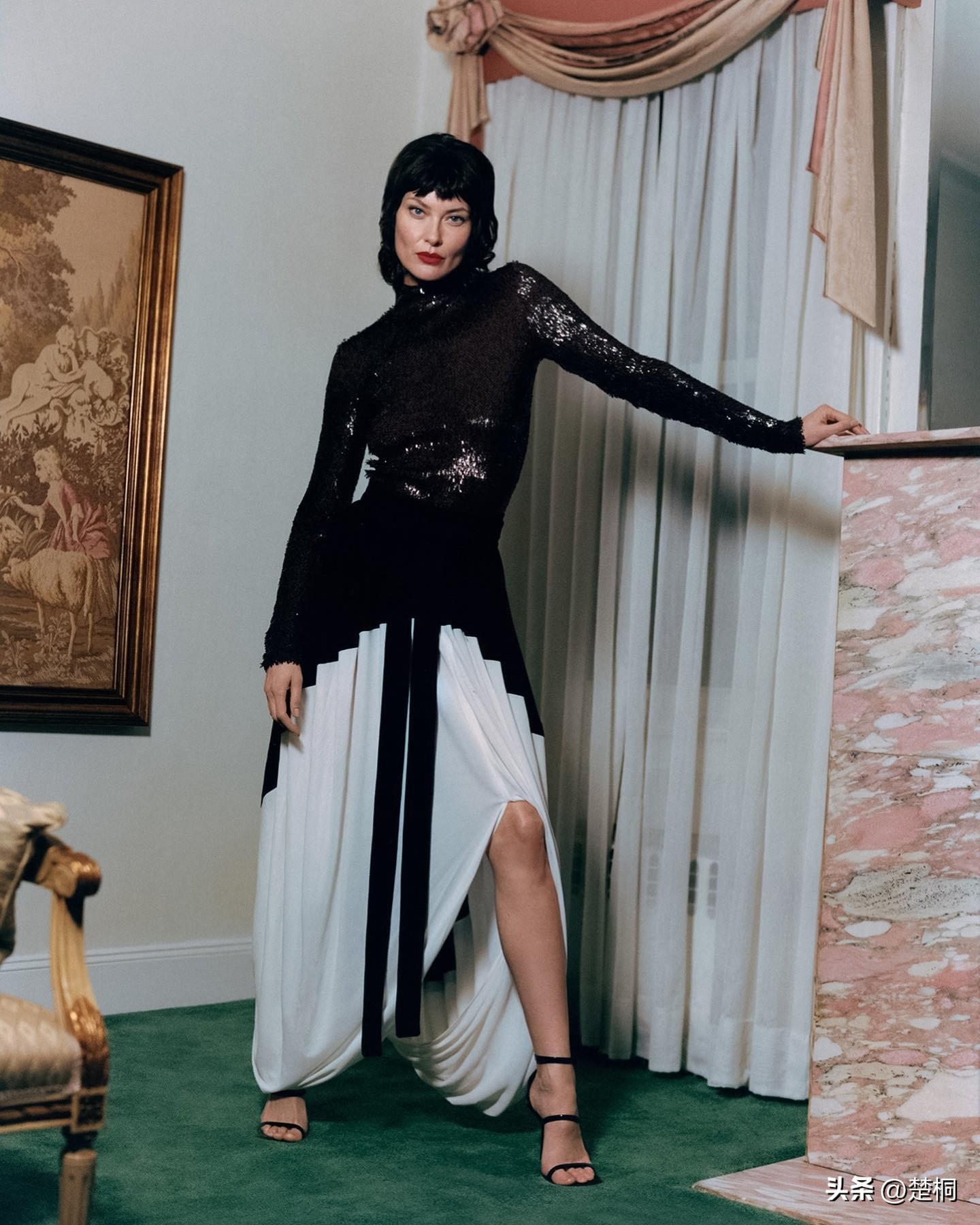 加拿大超模莎琳·夏露,拉夫·劳伦秋季时装摄影