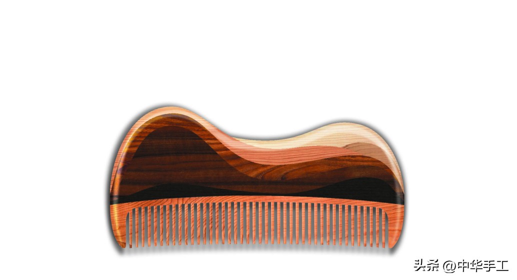 木梳简单设计图,手工木梳设计