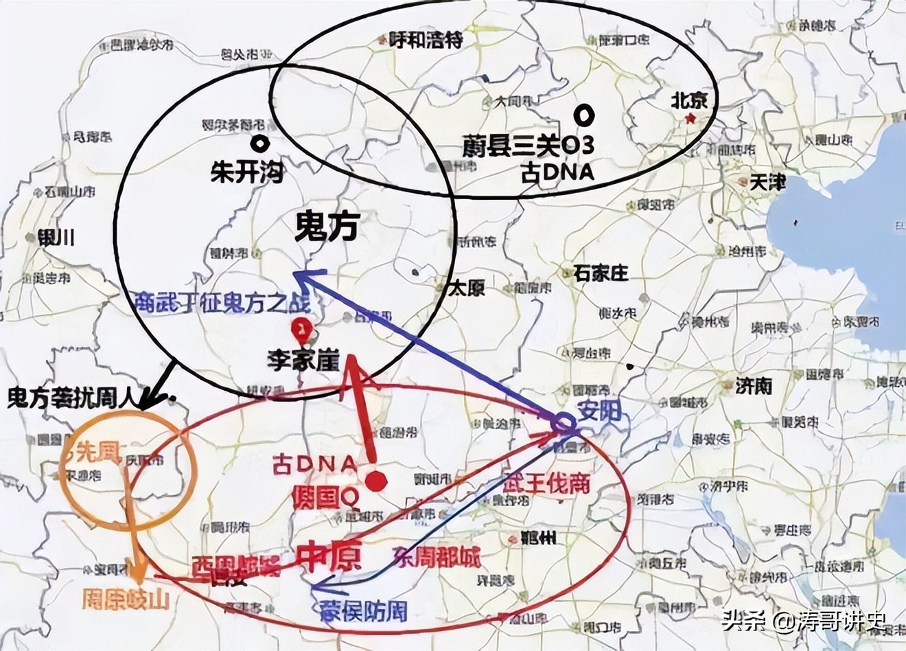 殷墟发现白人遗骨,殷墟遗址出土白人头骨