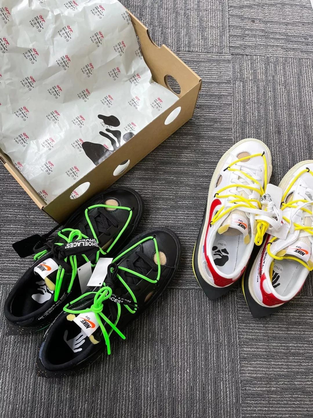 blazerow联名黑色和黄色,owblazerlow联名