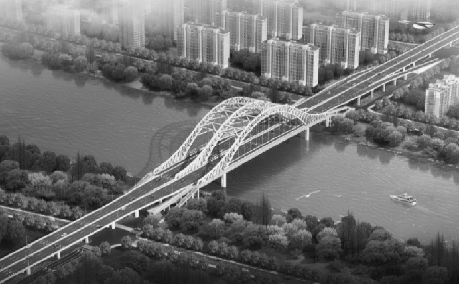 上承式钢管桁架拱桥施工,上承式钢桁梁拱桥施工方法