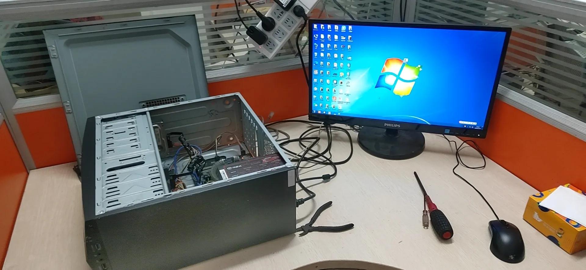 台式电脑开机主机没反应怎么回事,电脑主机开机一闪一闪启动不起来