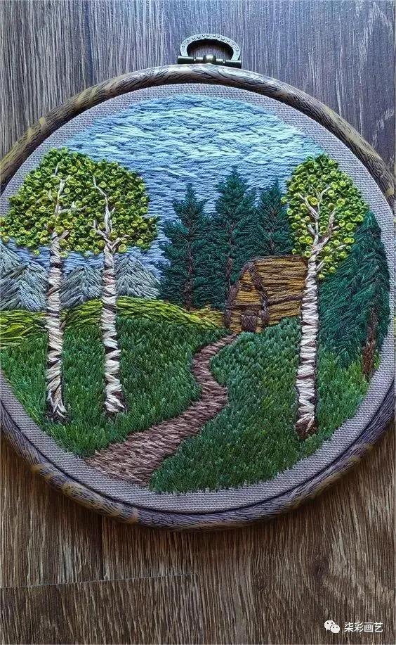 以针代笔,以针作画视频教程