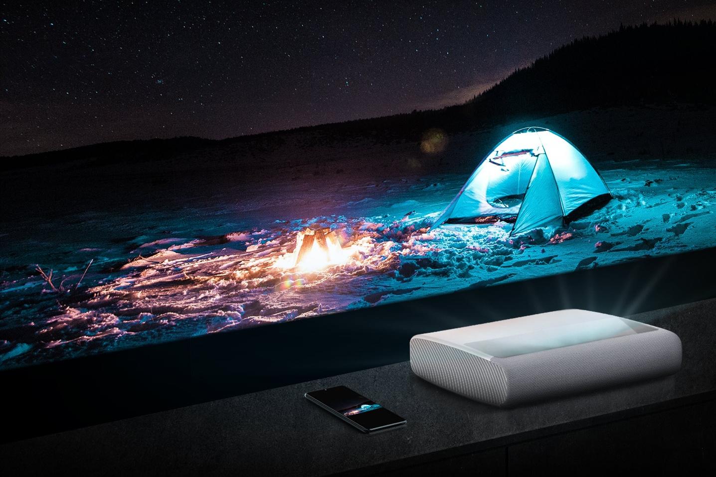 三星lsp9t激光投影仪效果,三星lsp7t激光电视机怎么样