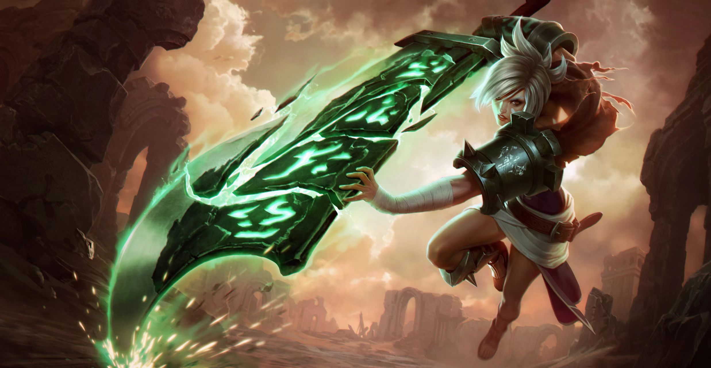 锐雯放逐之刃原声,放逐之刃锐雯骑士