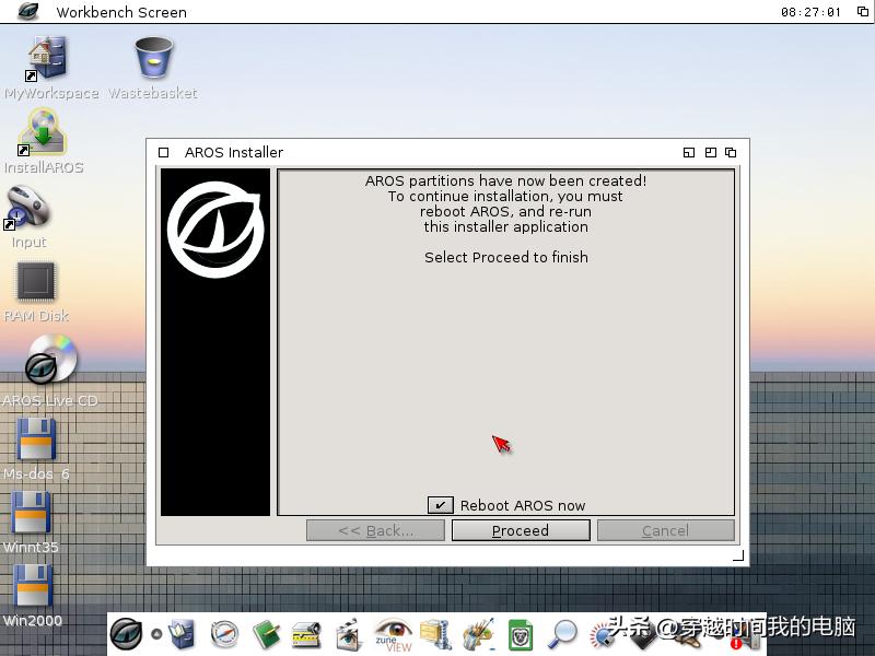 穿越时间·安装你没见过的AROS操作系统IcarosDesktopLight2.3.0
