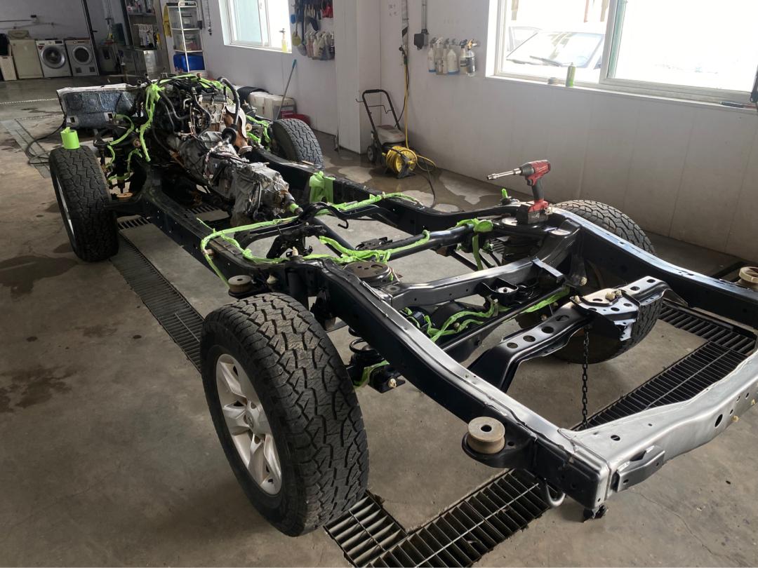 丰田霸道彻底大翻修视频,丰田霸道全车整备翻新费用