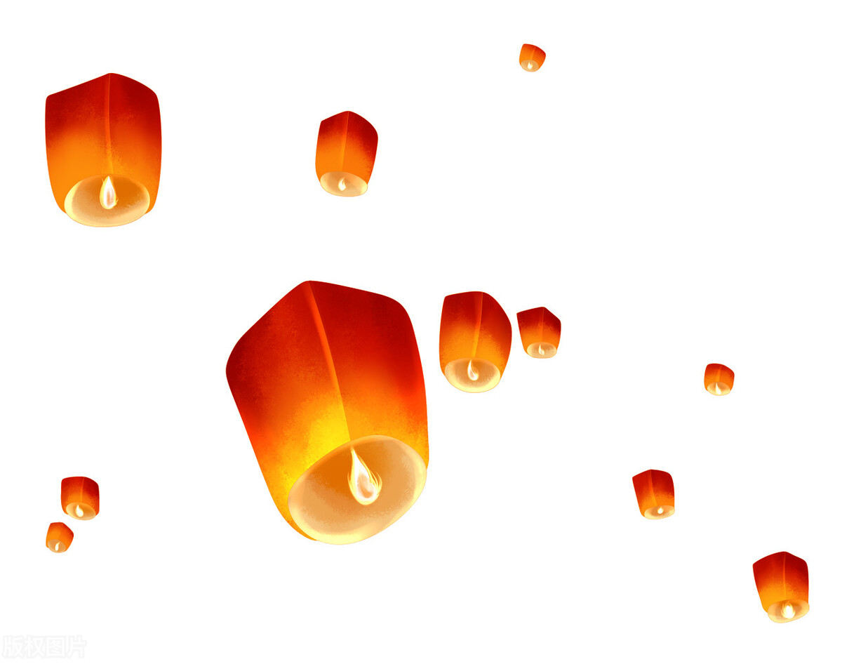 娃娃的孔明灯,小小孔明灯