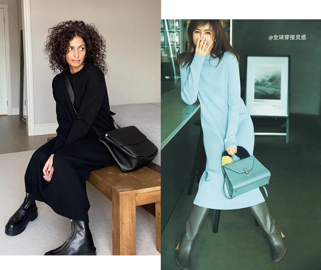 洋气保暖的连衣裙,连衣裙冬季叠穿