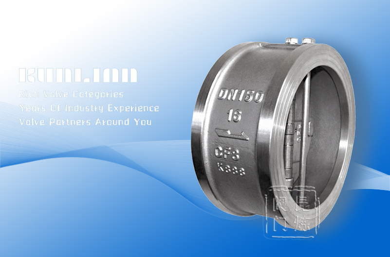 h76w止回阀型号代表啥,不锈钢DN25对夹式止回阀外型尺寸