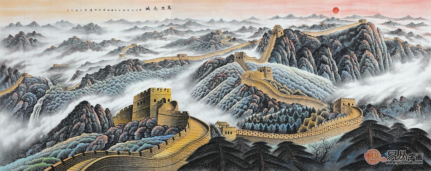 适合客厅的挂画山水画,客厅沙发墙挂画山水画有讲究吗