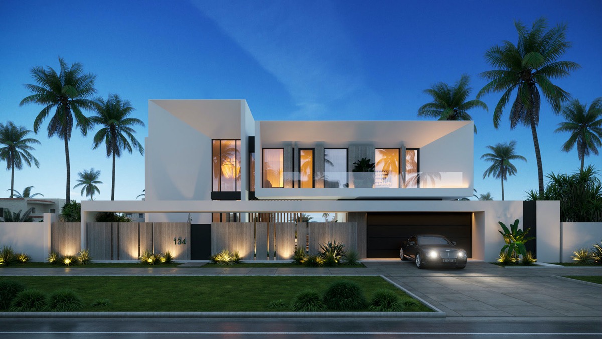 现在农村小别墅装修流行什么风格,农村现代风别墅好建不