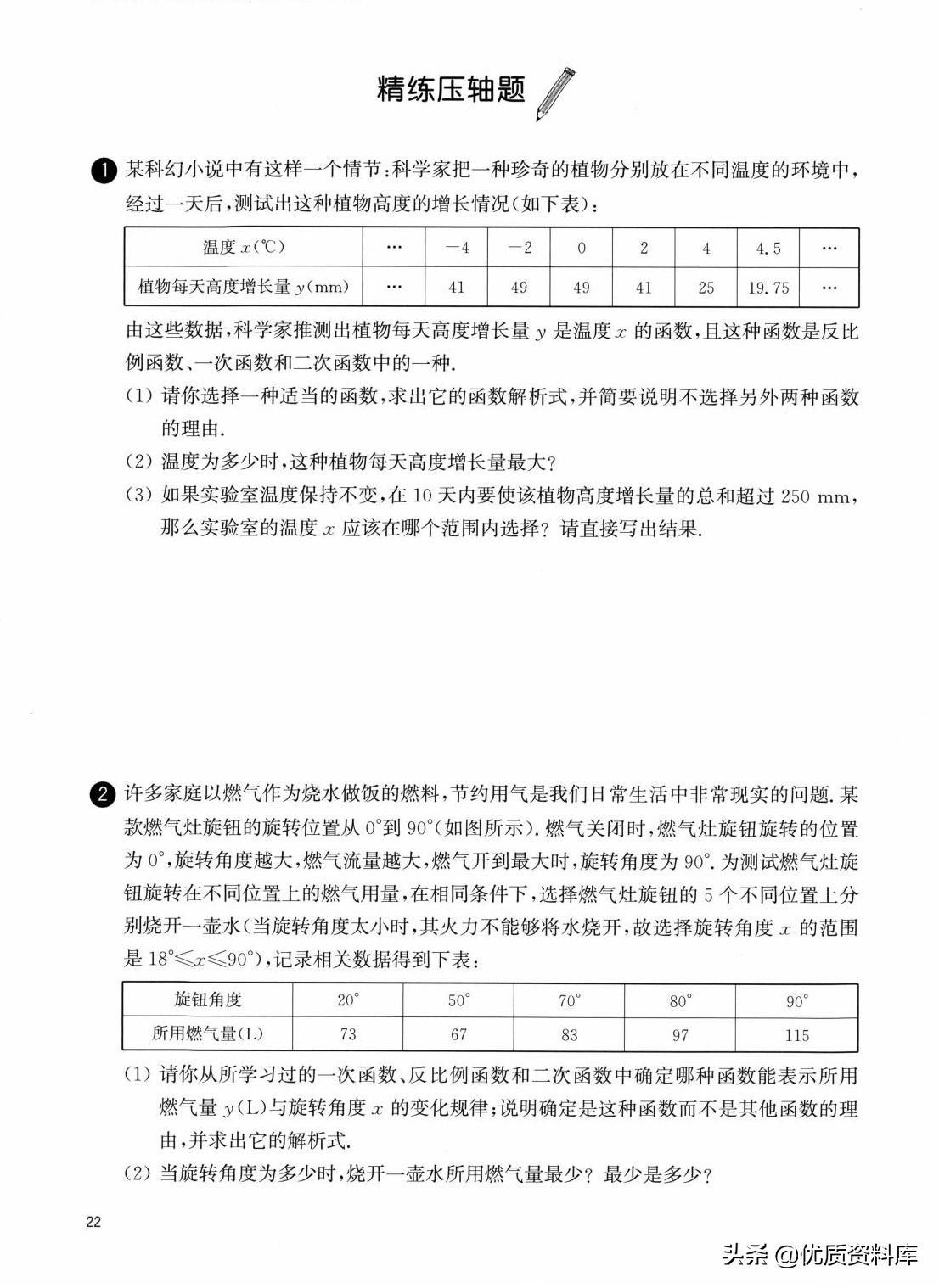 九年级数学二次函数教学视频图像,二次函数压轴题培优专项训练
