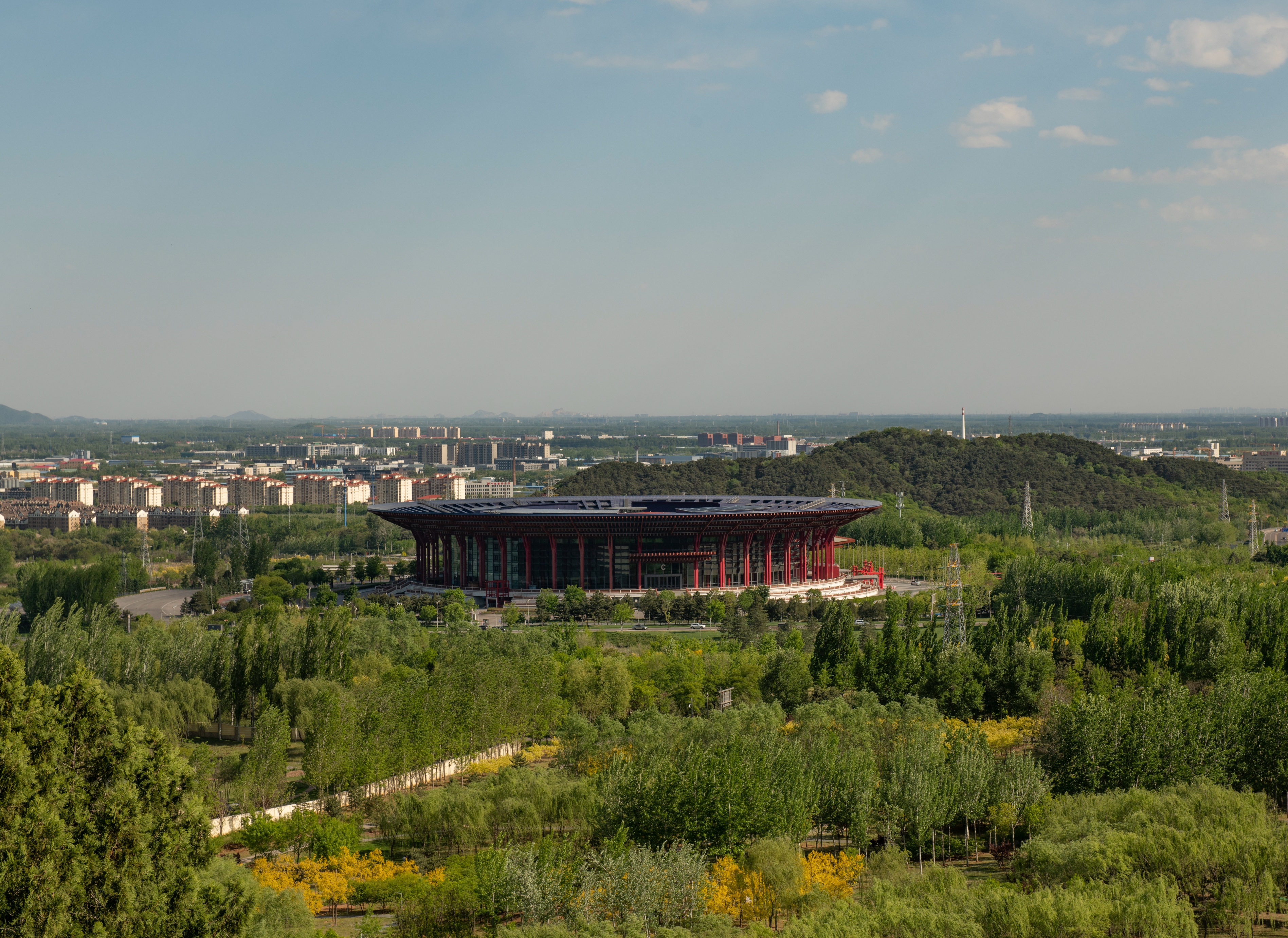 北京郊外的晚上,北京郊外景区