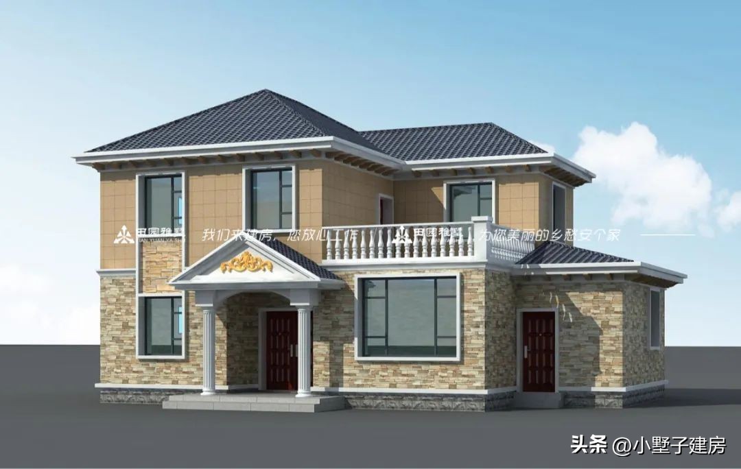 建一个房子一定要给老人住才是家,给爸妈盖一座中式房子