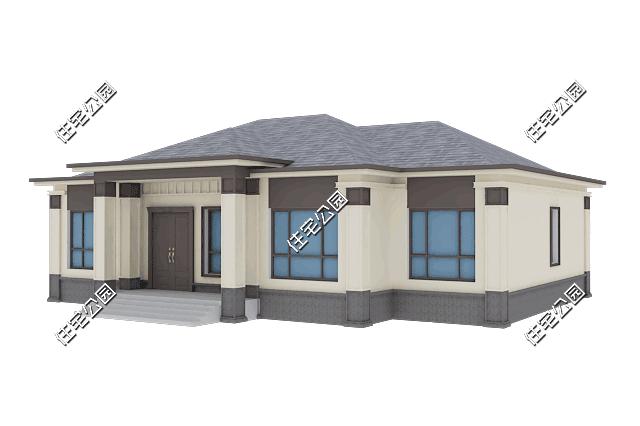 农村宅基地200平建造一层四合院,小宅基地自建房设计15万