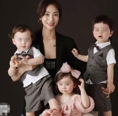 30岁女模特试管生下混血三胞胎,30岁模特妈妈生三个混血宝宝